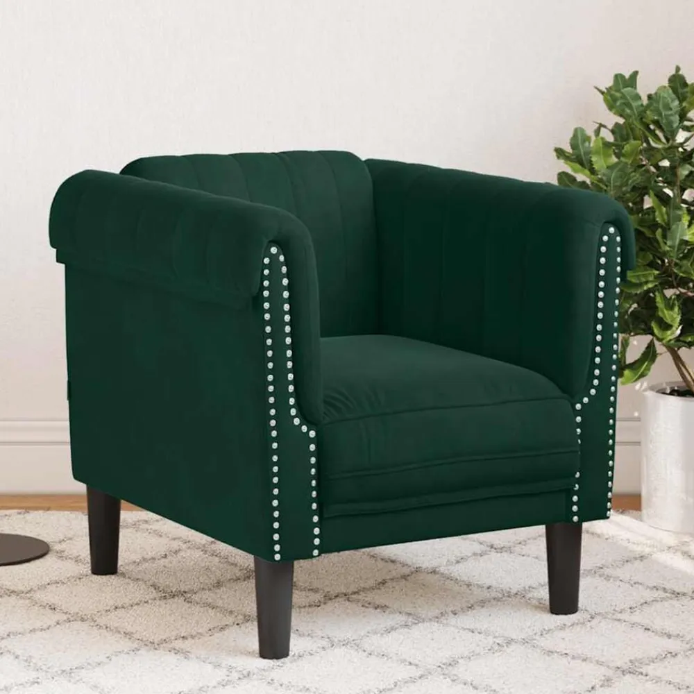 vidaXL Sofás-Sillón de terciopelo