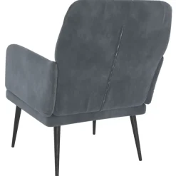 vidaXL Sillas-Sillón de terciopelo 62x79x79 cm