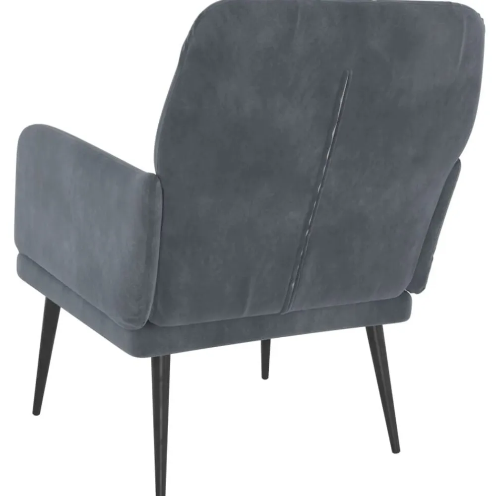 vidaXL Sillas-Sillón de terciopelo 62x79x79 cm