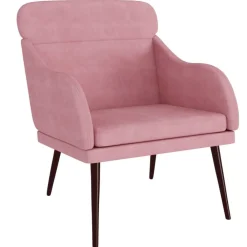 vidaXL Sillas-Sillón de terciopelo 63x76x80 cm