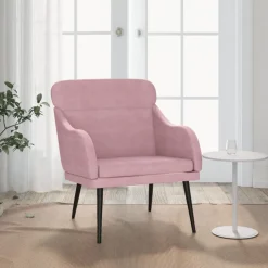 vidaXL Sillas-Sillón de terciopelo 63x76x80 cm