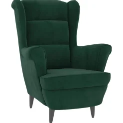 vidaXL Sillón de terciopelo Verde oscuro Hot