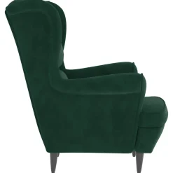 vidaXL Sillón de terciopelo Verde oscuro Hot