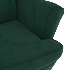 vidaXL Sillón de terciopelo Verde oscuro Hot