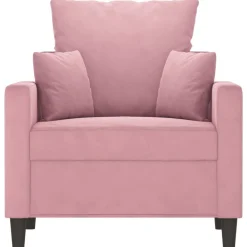 vidaXL Sillón de terciopelo 60 cm Rosa