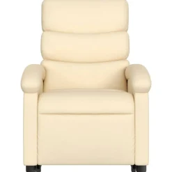 vidaXL Sillas-Sillón eléctrico reclinable elevable de tela color