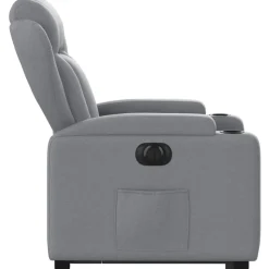 vidaXL Sillas-Sillón eléctrico reclinable elevable de tela