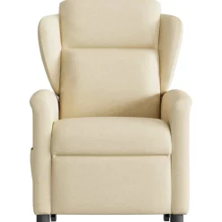 vidaXL Sillas-Sillón eléctrico reclinable elevable de tela color