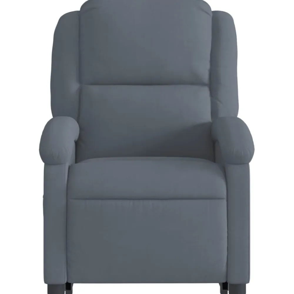 vidaXL Sillas-Sillón eléctrico reclinable elevable de terciopelo