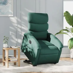 vidaXL Sillas-Sillón eléctrico reclinable elevable de tela