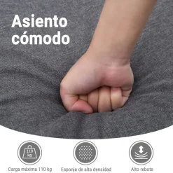 vidaXL Sillas-Sillón eléctrico reclinable elevable de tela
