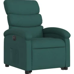 vidaXL Sillas-Sillón eléctrico reclinable elevable de tela