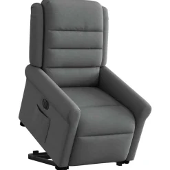 vidaXL Sillas-Sillón eléctrico reclinable elevable de tela