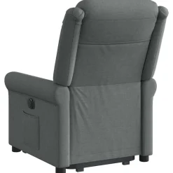 vidaXL Sillas-Sillón eléctrico reclinable elevable de tela
