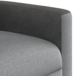 vidaXL Sillas-Sillón eléctrico reclinable elevable de tela