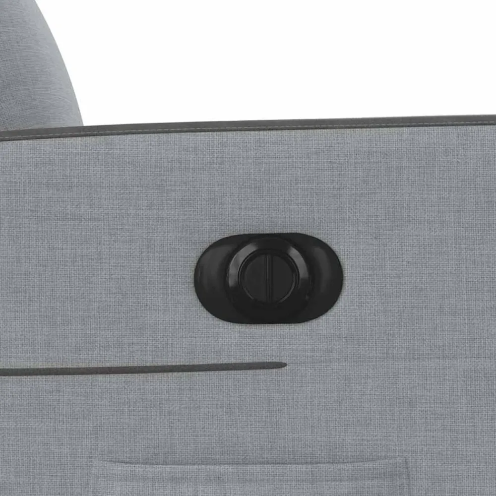 vidaXL Sillas-Sillón eléctrico reclinable elevable de tela