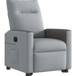 vidaXL Sillas-Sillón eléctrico reclinable elevable de tela