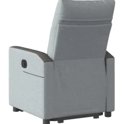 vidaXL Sillas-Sillón eléctrico reclinable elevable de tela