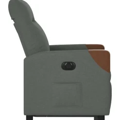 vidaXL Sillas-Sillón eléctrico reclinable elevable de tela