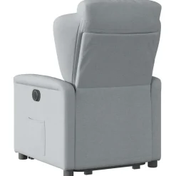vidaXL Sillas-Sillón eléctrico reclinable elevable de tela