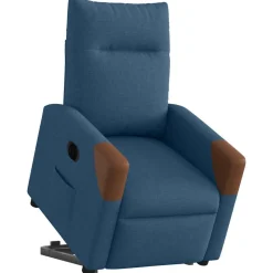 vidaXL Sillas-Sillón eléctrico reclinable elevable de tela