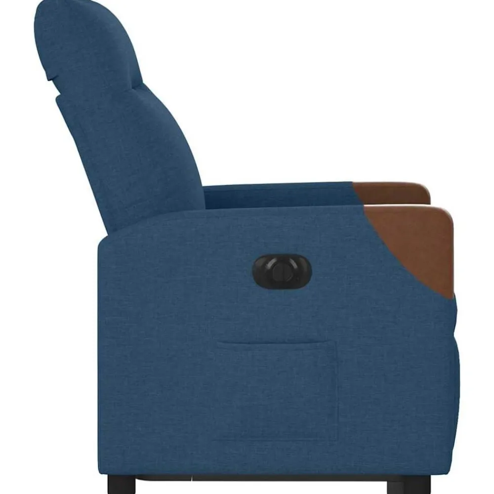 vidaXL Sillas-Sillón eléctrico reclinable elevable de tela