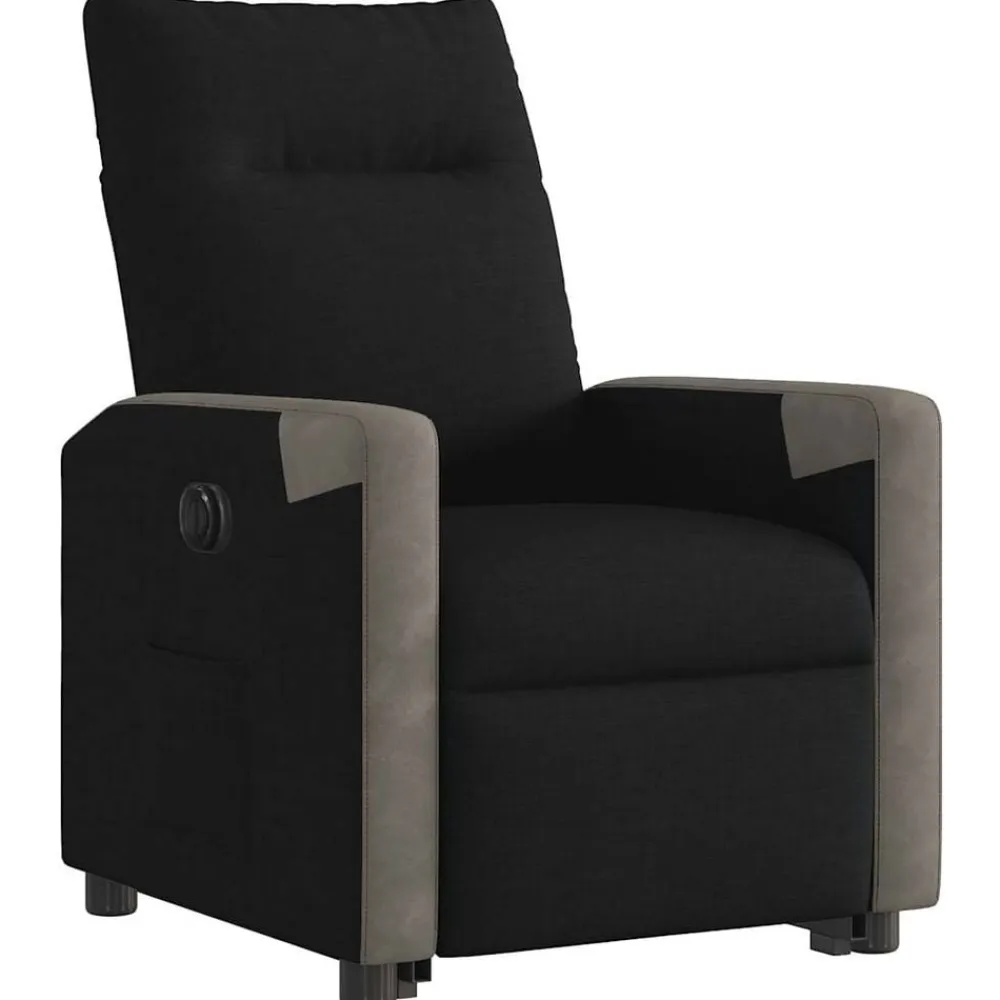 vidaXL Sillas-Sillón eléctrico reclinable elevable de tela