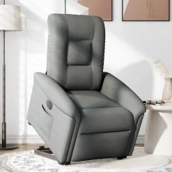 vidaXL Sillas-Sillón eléctrico reclinable elevable de tela
