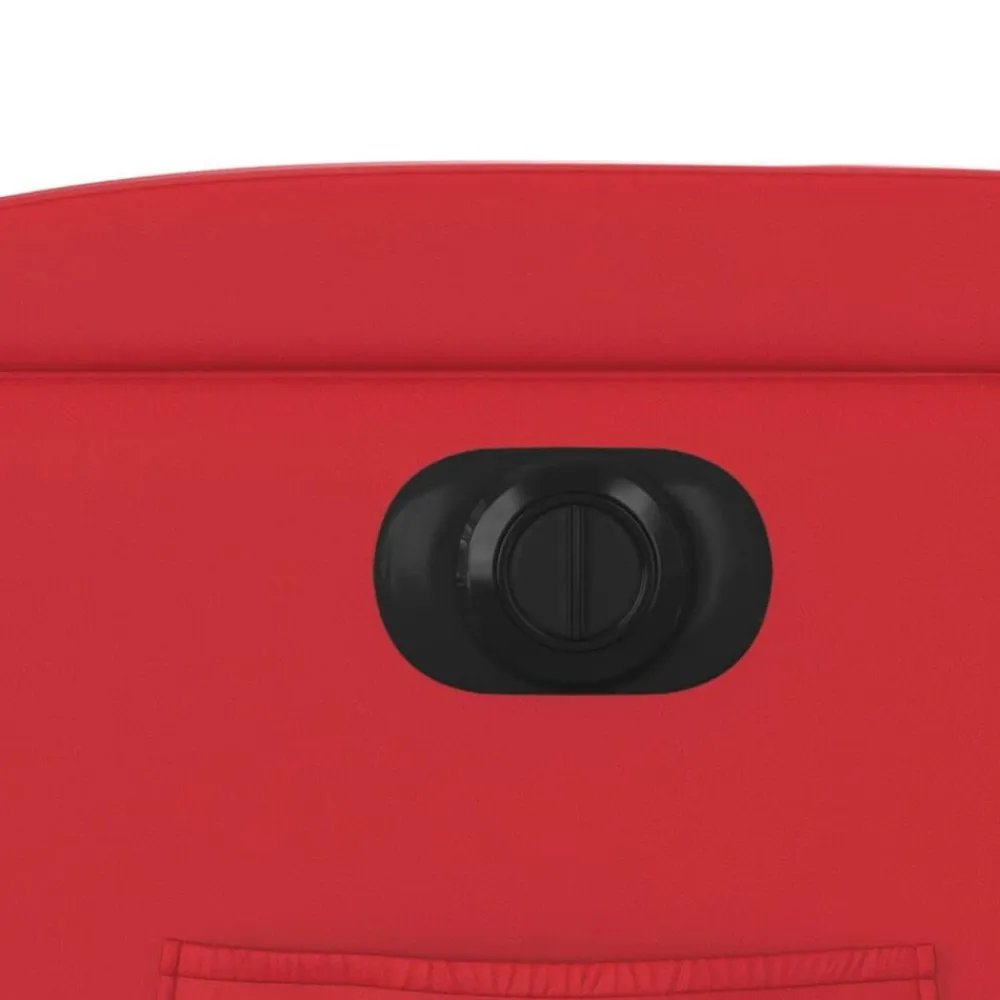 vidaXL Sillón elevable eléctrico cuero artificial Rojo Discount