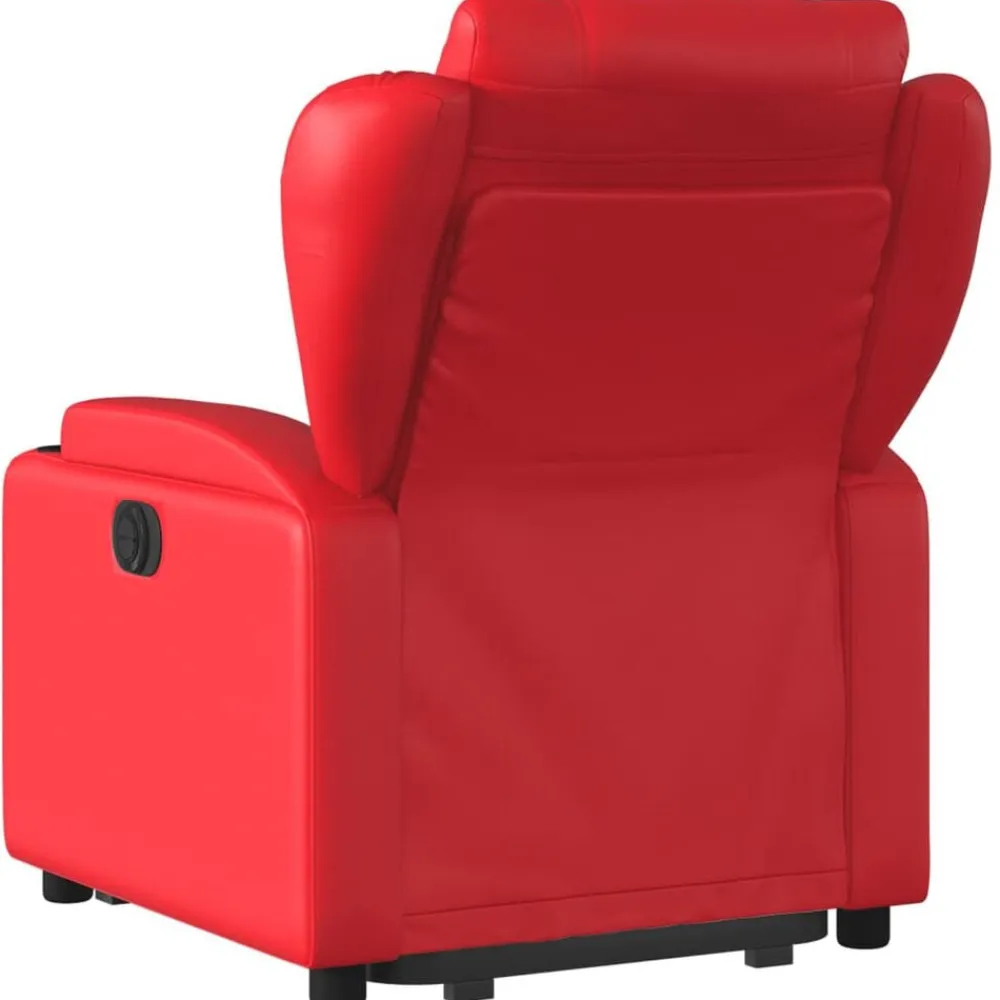 vidaXL Sillas-Sillón elevable eléctrico cuero artificial