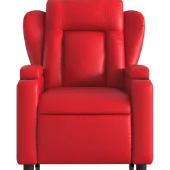 vidaXL Sillas-Sillón elevable eléctrico cuero artificial