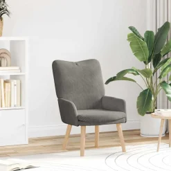 vidaXL sillón 63 x 67 x 94 cm tela Gris claro Outlet