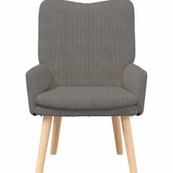 vidaXL sillón 63 x 67 x 94 cm tela Gris claro Outlet