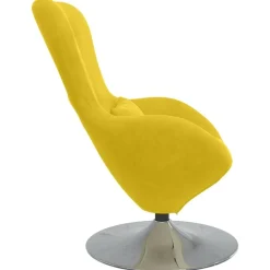 vidaXL Sillas-Sillón huevo Terciopelo