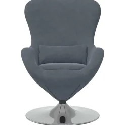 vidaXL Sillas-Sillón huevo Terciopelo
