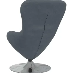 vidaXL Sillas-Sillón huevo Terciopelo