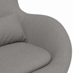 vidaXL Sillas-Sillón huevo 63 x 73 x 90 cm tela