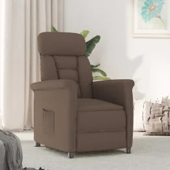 vidaXL sillón Marrón Microfibra Marr&oacute;n Best