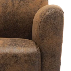 vidaXL Sillón marrón 70x69x72 cm piel sintética Online