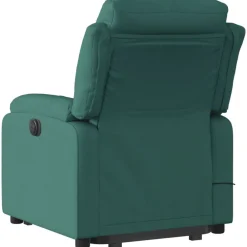 vidaXL Sillas-Sillón masaje eléctrico reclinable elevable tela