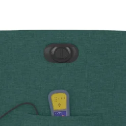 vidaXL Sillas-Sillón masaje eléctrico reclinable elevable tela