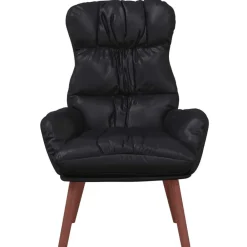 vidaXL sillón 69 x 74 x 93 cm Cuero artificial Negro Hot