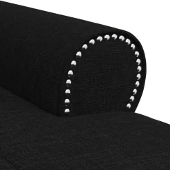 vidaXL Sillón reclinable con cojín 91 x 157 x 91 cm tela Negro Best
