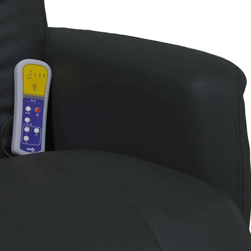 vidaXL Sillas-Sillón reclinable con masaje giratorio 71 x 90 x 105 cm