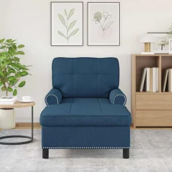 vidaXL Sillas-Sillón reclinable con cojín 91 x 157 x 91 cm tela