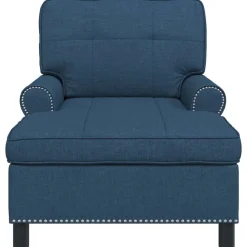 vidaXL Sillas-Sillón reclinable con cojín 91 x 157 x 91 cm tela