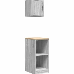 vidaXL Sillón reclinable de masaje eléctrico tela Gris nube