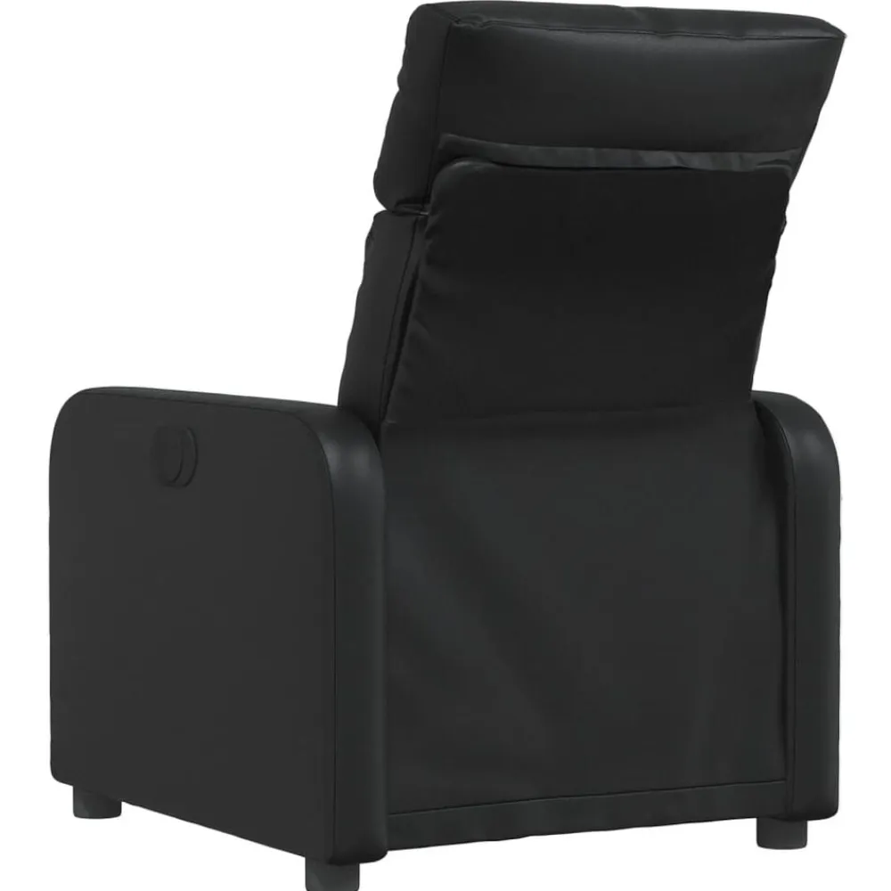 vidaXL Sillas-Sillón reclinable de cuero sintético