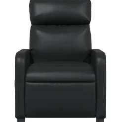 vidaXL Sillas-Sillón reclinable de cuero sintético