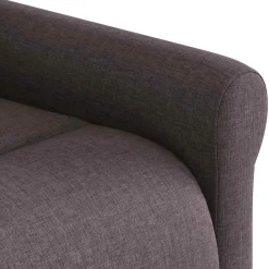 vidaXL Sillón reclinable de tela marrón oscuro Marr&oacute;n oscuro Hot